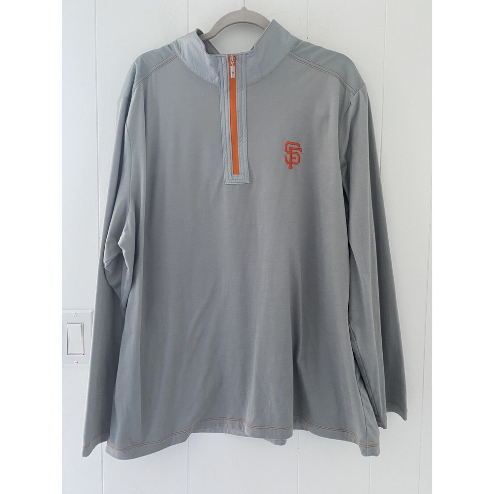 Tommy Bahama San Francisco Giants  Men's 1/2‎ Zip Pullover Jacket XXL 2XL $148